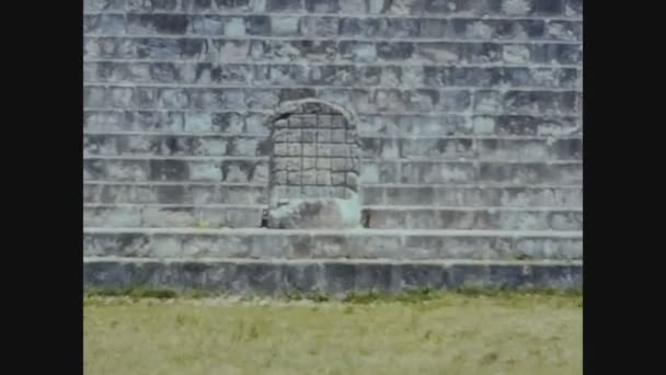 Uxmal Mexique Octobre 1978 Site Archéologique Uxmal Dans Les Années — Video