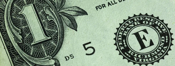 One dollar detail, banner image with copy space