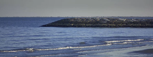 Wybrzeże Morze Krajobraz Baner Wizerunek Kopia Przestrzeń — Zdjęcie stockowe