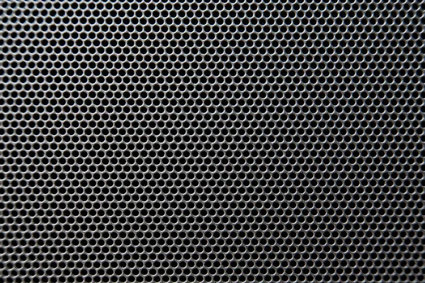 Macro Disparo Detalle Rejilla Del Altavoz Textura Rejilla Del Altavoz —  Fotos de Stock