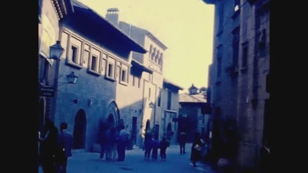 Barcelona España Octubre 1980 Plaza Toro Vista Barcelona España Una — Vídeos de Stock