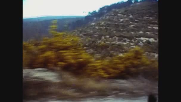 Gran Canaria Spain December 1975 Traveling Road Gran Canaria — 图库视频影像