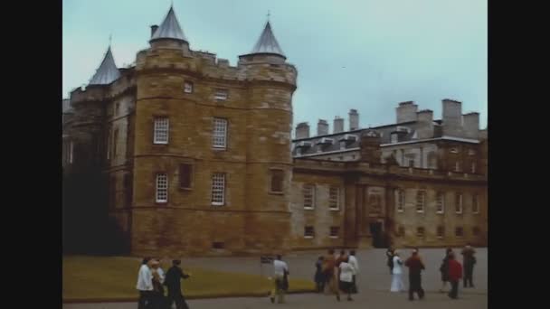 Edinburgh Förenade Kungariket Maj 1974 Edinburgh Slott Talet — Stockvideo