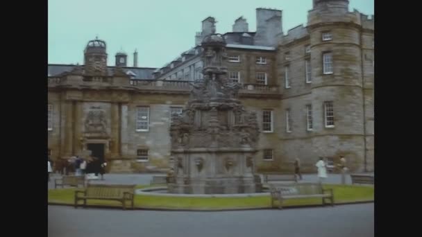 Edinburgh Royaume Uni Mai 1974 Edimbourg Vue Sur Château Dans — Video