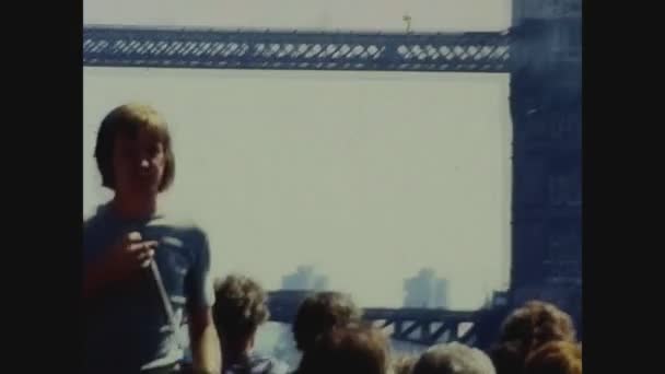 Λονδινο Ηνωμενο Βασιλειο Ιούνιος 1974 Γέφυρα Του Πύργου Του Λονδίνου — Αρχείο Βίντεο