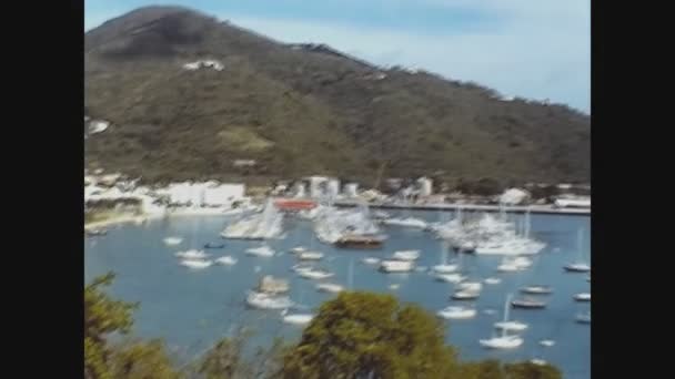 Άγιος Σταυρός Virgin Νησια Μαϊου 1973 Θέα Στην Παραλία Των — Αρχείο Βίντεο