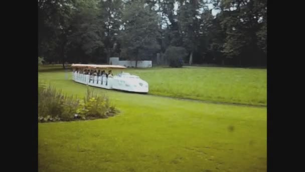 Rottenburg Alemania Octubre 1974 Exposición Jardinería Los Años — Vídeos de Stock