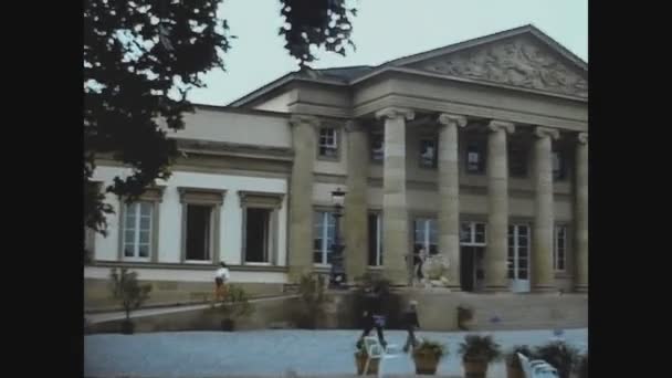 Rottenburg Duitsland Oktober 1974 Luxe Klassieke Villa Jaren — Stockvideo