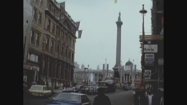 Лондон Объединенный Кингдом Май 1975 Метрополитен Лондоне — стоковое видео