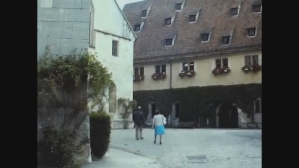 Bebenhausen Γερμανια Οκτωβριοσ 1974 Bebenhausen Street View — Αρχείο Βίντεο