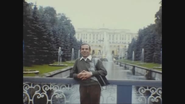 Petersburg Russia Maj 1979 Turyści Robią Zdjęcia Latach Tych — Wideo stockowe