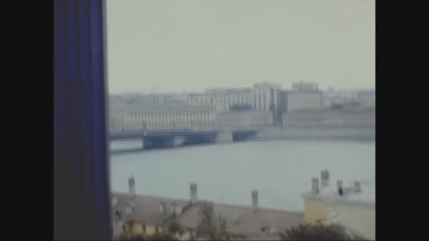 モスクワ ロシア1979年10月 70年代のモスクワ空中風景 — ストック動画