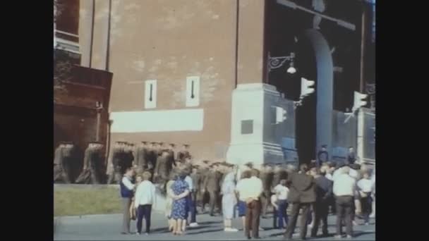 Moscow Oroszország Október 1979 Moszkva Vörös Tér Években — Stock videók