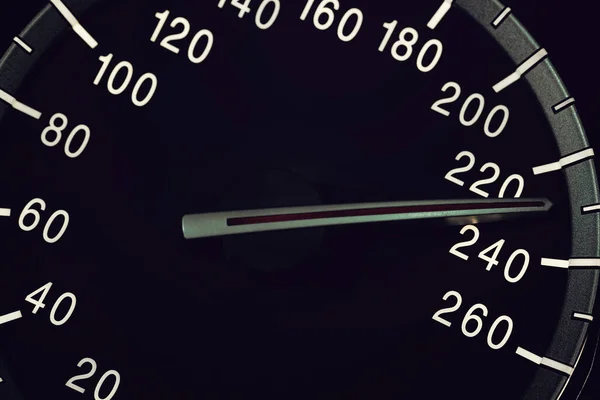 高速自動車の走行距離計又は速度計の針の詳細 — ストック写真