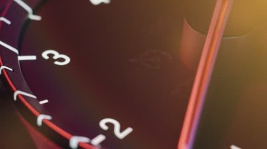 Rpm araba kilometre ölçer güç ve hız sembolü