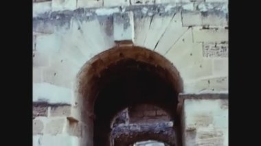 CARTHage, TUNISIA HAZİRAN 1960: 60 'larda Kartaca manzarayı harap etti