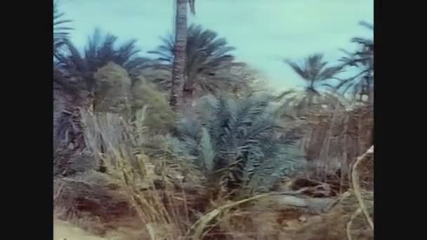 Carthage Tunisia Juni 1960 Tunisien Öken Hus Talet — Stockvideo