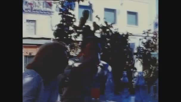 Lloret Mar Spanyolország 1965 Júniusa Évek Kültéri Bárjai — Stock videók