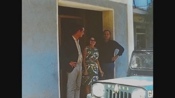 Lloret Mar España Junio 1965 Personas Vacaciones Hotel Los Años — Vídeos de Stock