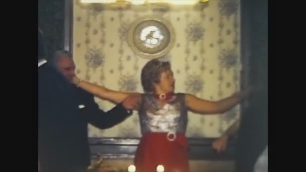 Berlijn Duitsland Maart 1964 Familie Restaurant Feest Moment Jaren — Stockvideo