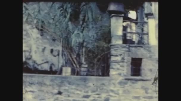 Lugano Switness Zerland Mayıs 1963 Larda Sviçre Deki Çiftlikte Eşek — Stok video