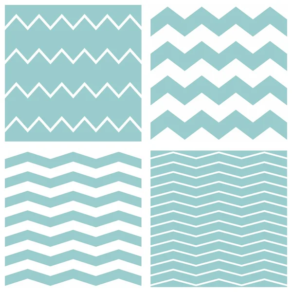 Tile vector chevron pattern set — Stock Vector