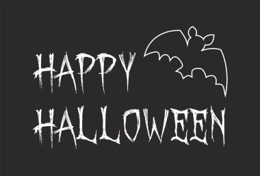 Mutlu Cadılar Bayramı partisi kartı sopası ile