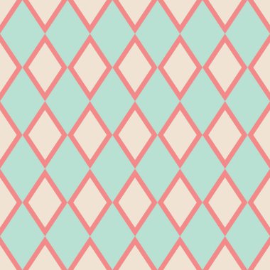 Kiremit rengi bej ve nane yeşili vektör deseni veya arkaplan