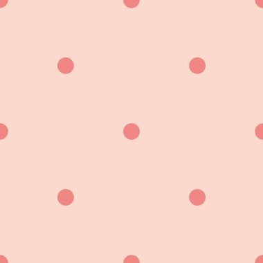 Pembe bebek arka planında koyu pembe benekli kusursuz vektör pastel deseni.