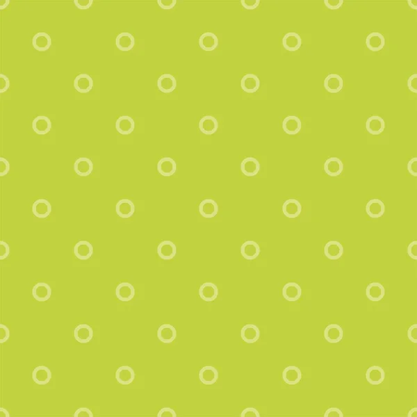 Бесшовный Векторный Рисунок Точками Зеленом Фоне — стоковый вектор