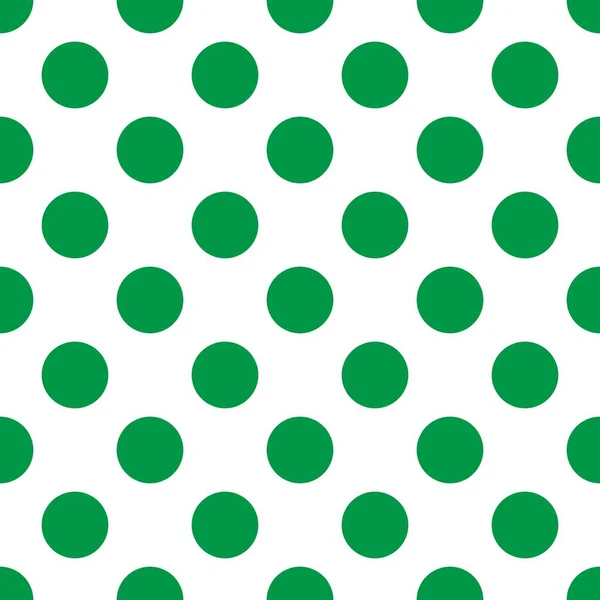 Απρόσκοπτη Διανυσματικό Μοτίβο Χαριτωμένο Παστέλ Μέντα Πράσινο Πουά Λευκό Φόντο — Διανυσματικό Αρχείο
