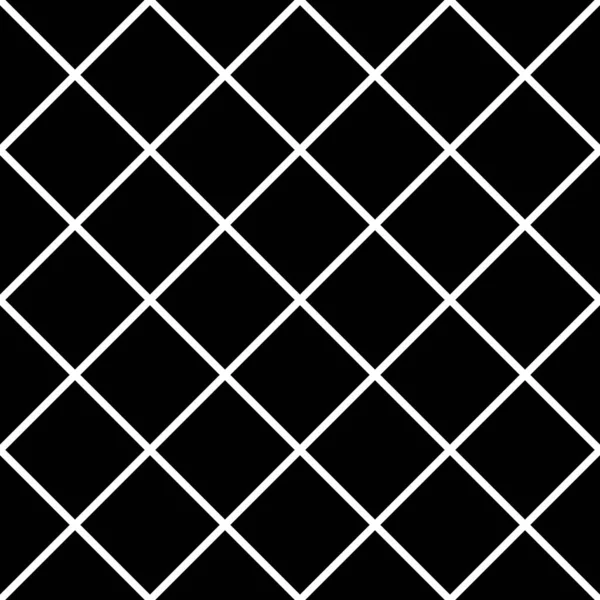 Azulejos Fondo Blanco Negro Patrón Vector Oscuro Sin Costuras — Archivo Imágenes Vectoriales