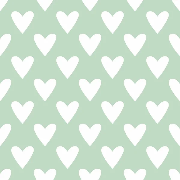 Seamless Pattern Hearts Abstract Vector Background — Stock Vector