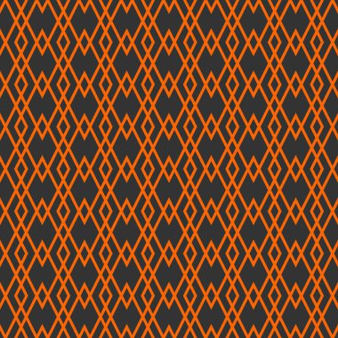 Kusursuz dekorasyon duvar kâğıdı için siyah arkaplanda kırmızı baskılı döşeme vektör deseni