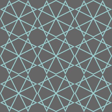 Dekorasyon duvar kağıdı için döşeme vektör çizgisi deseni veya yeşil ve gri arkaplan