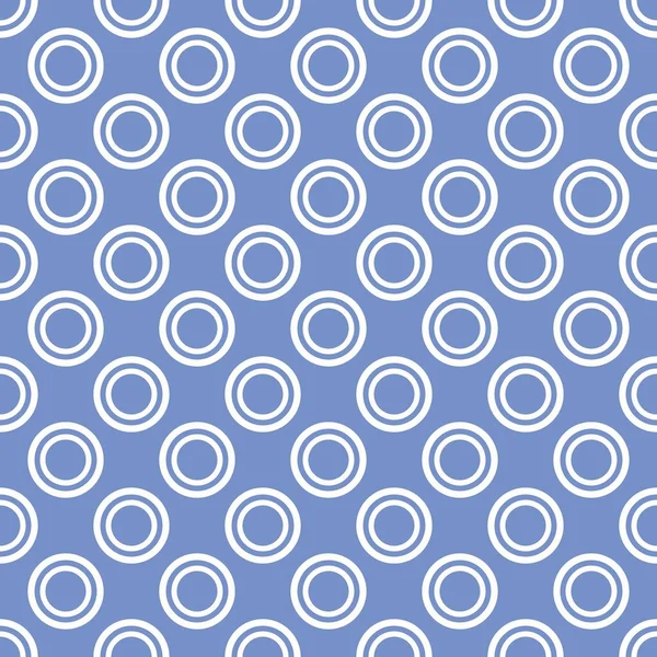 Pastel mavi arka planda beyaz noktalı kusursuz vektör deseni