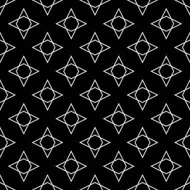 Siyah ve beyaz arkaplan ile döşeme vektör deseni