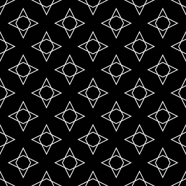 Modèle Vectoriel Tuile Avec Fond Noir Blanc — Image vectorielle