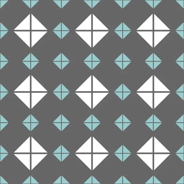 Tile Vector Pattern Grey Blue White Background Wallpaper — Stock Vector