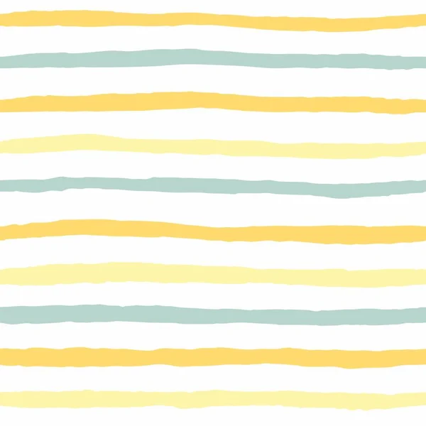 Tile Yellow Orange Blue Stripes Summer Vector Pattern Background — Stock Vector