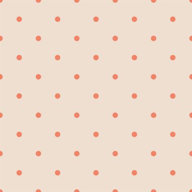 Tatlı pastel bebek arka planında pembe noktalı kusursuz vektör deseni