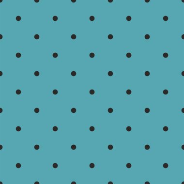 Nane mavisi arkaplanda siyah benekli döşeme vektör deseni