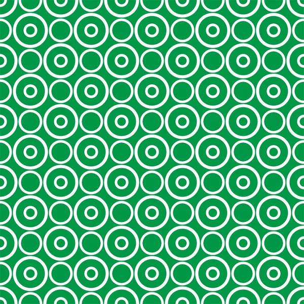 Modèle Vectoriel Sans Couture Pois Sur Fond Vert Herbe Fraîche — Image vectorielle