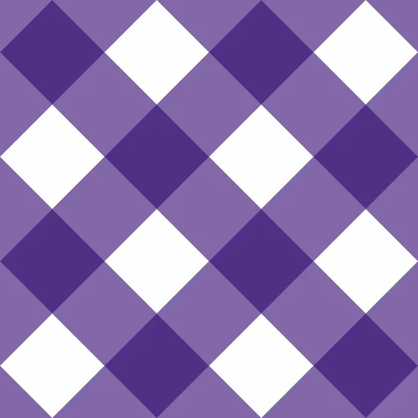 Naadloze Zoete Violet Vector Achtergrond Geruit Patroon Raster Textuur Voor — Stockvector