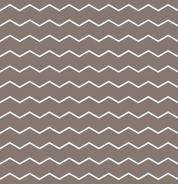 Tile pattern with white zig zag print on brown background — Stockfoto