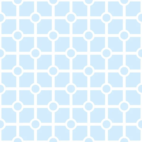 Azulejos vector blanco y pastel patrón azul — Vector de stock