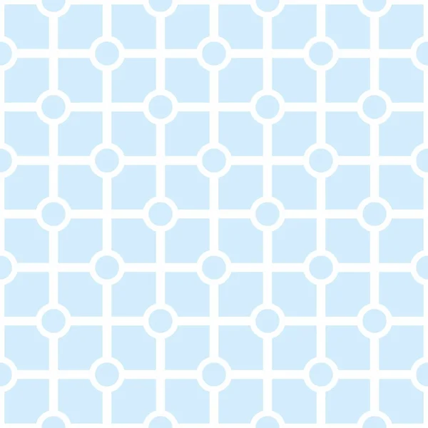 Azulejos vector blanco y pastel patrón azul — Archivo Imágenes Vectoriales