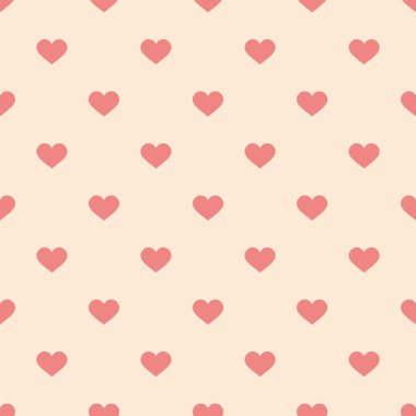 Pastel arka planda pembe kalpler olan sevimli vektör deseni