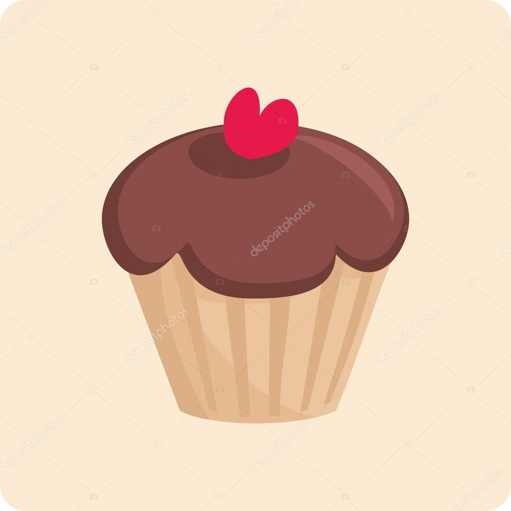 Kırmızı Kalp Muffin Kırmızı Kalp Muffin