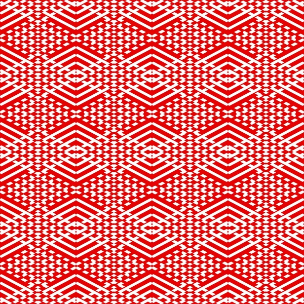 Πλακάκι κόκκινο και λευκό μοτίβο ή το διάνυσμα υπόβαθρο ταπετσαρία — Διανυσματικό Αρχείο